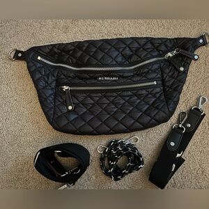 MZ Wallace Black Crosby Sling